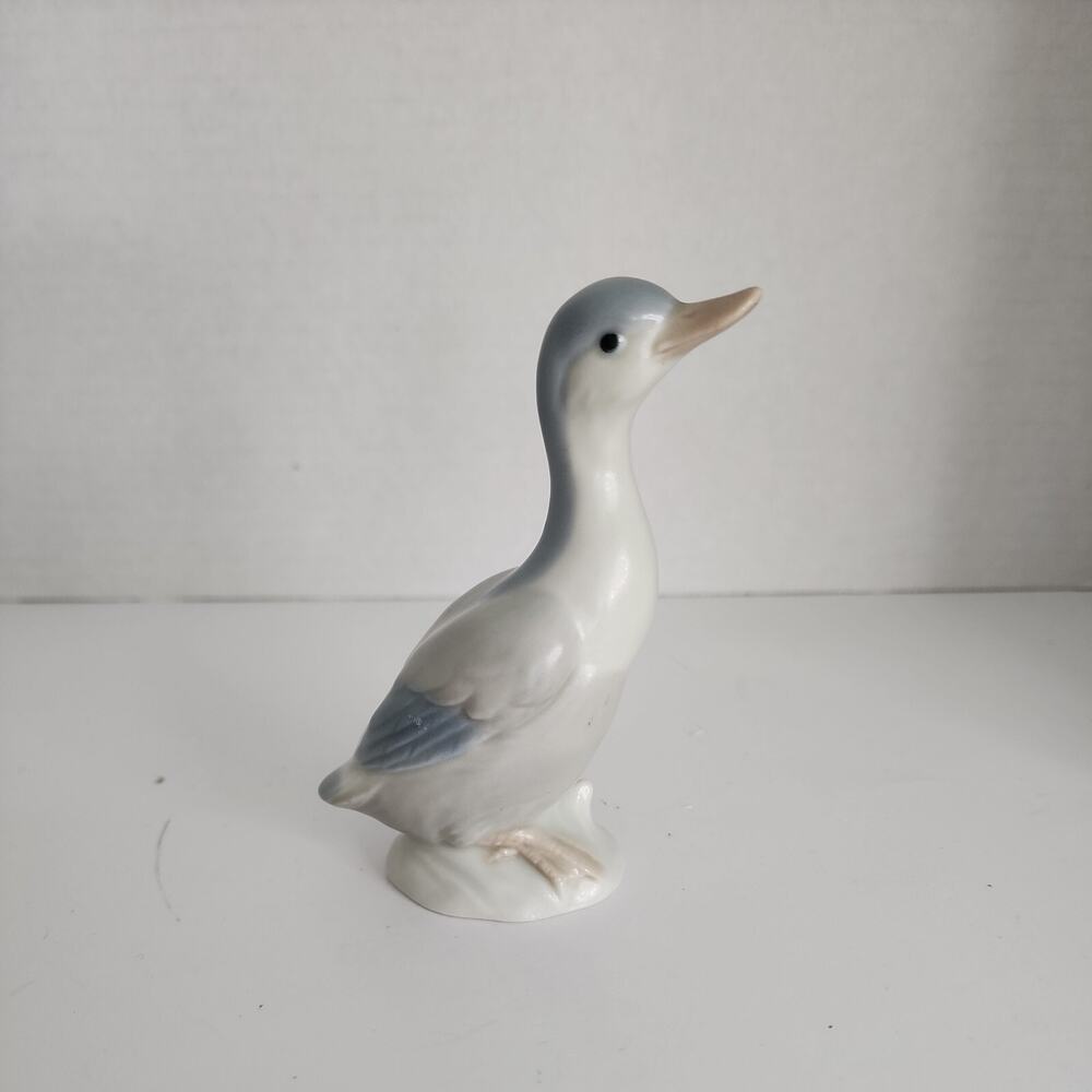 Vtg Otagiri Gray Goose Ceramic Figurine Japan Muted Color Matte Finish